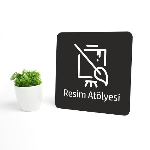 Resim Atölyesi Levhası